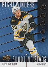 Pastrňák David 19-20 Upper Deck Shooting Stars Right Wingers #SSR5