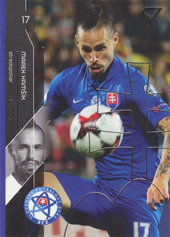 Hamšík Marek 17-18 Futbalové Slovensko Slovenskí sokoli Zlatá edícia #SZ-19