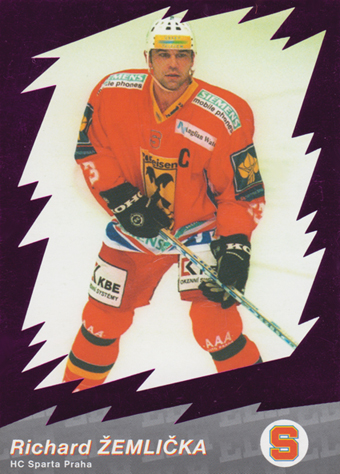 Žemlička Richard 00-01 OFS Cards Star ELH Fialová #9