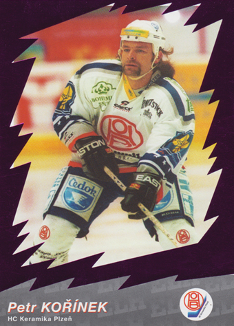 Kořínek Petr 00-01 OFS Cards Star ELH Fialová #17