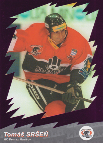 Sršeň Tomáš 00-01 OFS Cards Star ELH Fialová #31
