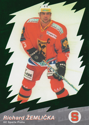 Žemlička Richard 00-01 OFS Cards Star ELH Zelená #9