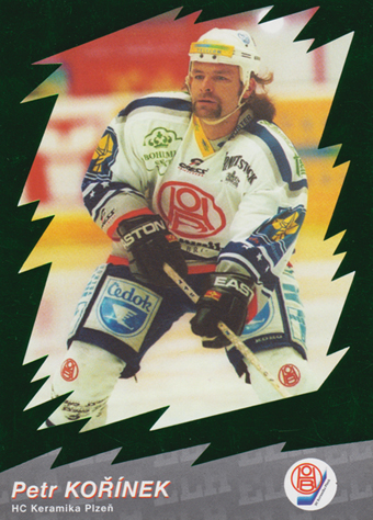 Kořínek Petr 00-01 OFS Cards Star ELH Zelená #17