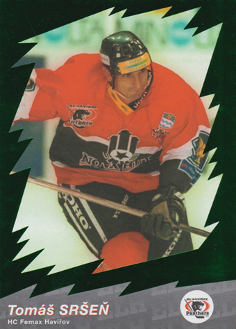 Sršeň Tomáš 00-01 OFS Cards Star ELH Zelená #31