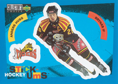 Huss Anders 97-98 UD Choice Swedish Hockey Stick-Ums #S12