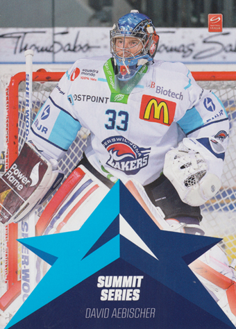 Aebischer David 13-14 Playercards NLA Summit Series #SU13