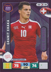 Xhaka Granit 2018 Panini Adrenalyn XL Road to WC Key Player #SUI-06