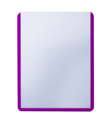 Balení 25 plastových toploaderů UltraPro Purple Border 35pt