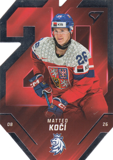 Kočí Matteo 2025 Hokejové Česko Team 20 #TE-09