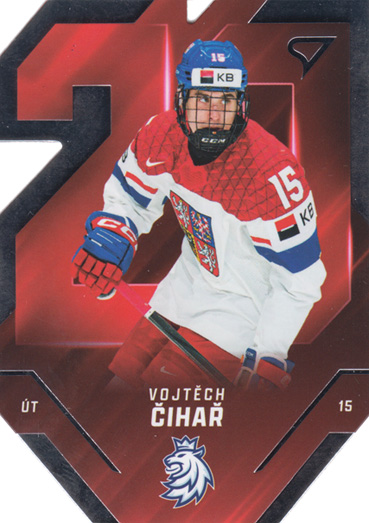 Čihař Vojtěch 2025 Hokejové Česko Team 20 #TE-11
