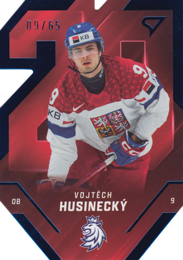 Husinecký Vojtěch 2025 Hokejové Česko Team 20 Blue #TE-07