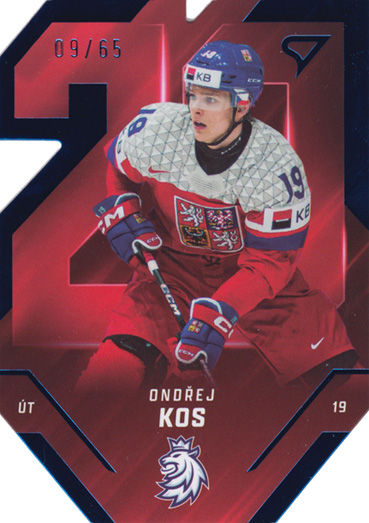 Kos Ondřej 2025 Hokejové Česko Team 20 Blue #TE-16