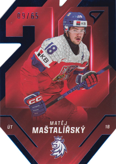 Maštalířský Matěj 2025 Hokejové Česko Team 20 Blue #TE-17