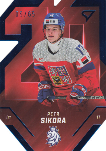 Sikora Petr 2025 Hokejové Česko Team 20 Blue #TE-20