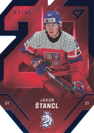 Štancl Jakub 2025 Hokejové Česko Team 20 Blue #TE-23