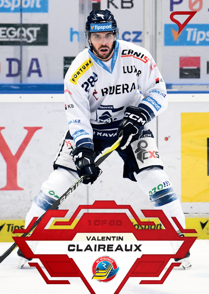 Claireaux Valentin 23-24 Tipsport Extraliga Red #64