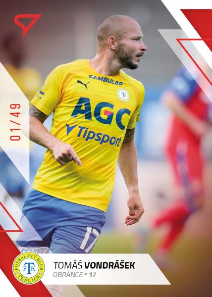 Vondrášek Tomáš 22-23 Fortuna Liga Red #179