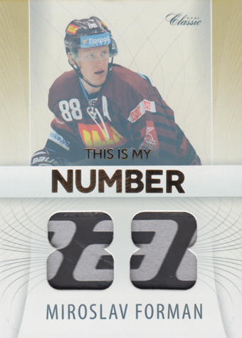 Forman Miroslav 16-17 OFS Classic This is my Number Memorabilia #68