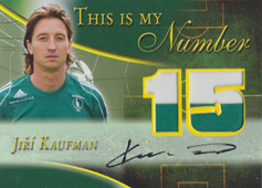 Kaufman Jiří 2011 Warriors from Ďolíček This is my Number Auto #TN-JK