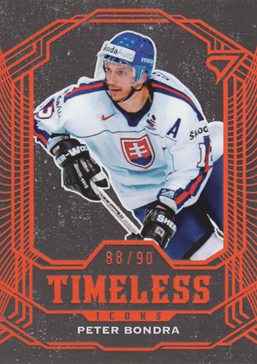 Bondra Peter 2025 Hokejové Slovensko Timeless Icons Copper #TI-08