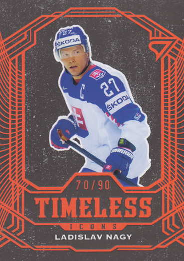 Nagy Ladislav 2025 Hokejové Slovensko Timeless Icons Copper #TI-12