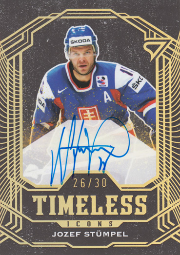 Stümpel Jozef 2025 Hokejové Slovensko Timeless Icons Auto #TIS-JS
