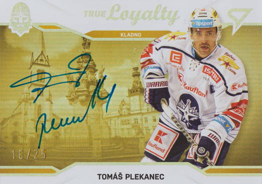 Plekanec Tomáš 21-22 Tipsport Extraliga True Loyalty Limited Auto #TLS-36