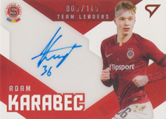 Karabec Adam 20-21 Fortuna Liga Team Leaders Auto Level 1 #TL1-03