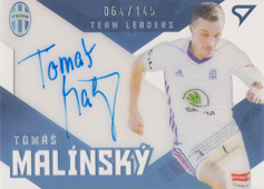 Malínský Tomáš 20-21 Fortuna Liga Team Leaders Auto Level 1 #TL1-17