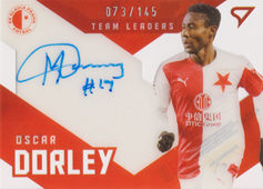 Dorley Oscar 20-21 Fortuna Liga Team Leaders Auto Level 1 #TL1-24