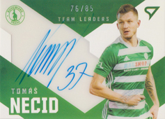 Necid Tomáš 20-21 Fortuna Liga Team Leaders Auto Level 2 #TL2-04
