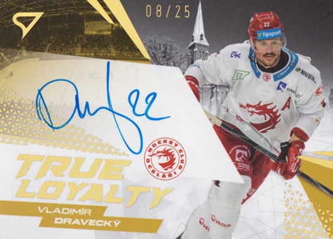 Dravecký Vladimír 24-25 Tipsport Extraliga True Loyalty Auto #TLS-VD