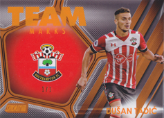 Tadić Dušan 16-17 Topps Stadium Club PL Team Marks Orange #TM-18