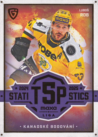 Rob Luboš 25-26 GOAL Cards Maxa liga Statistics #TOP-3