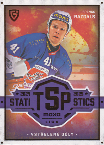 Razgals Frenks 25-26 GOAL Cards Maxa liga Statistics #TOP-8