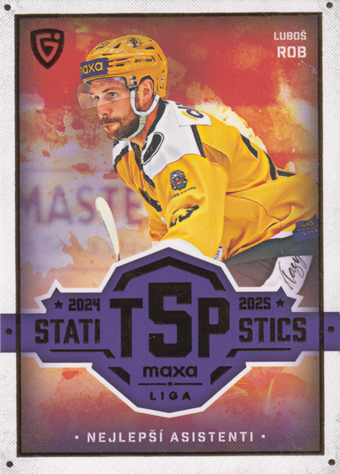 Rob Luboš 25-26 GOAL Cards Maxa liga Statistics #TOP-13