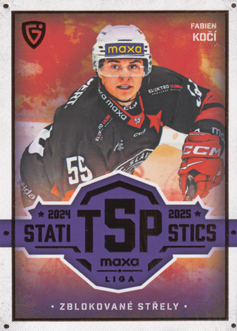 Kočí Fabien 25-26 GOAL Cards Maxa liga Statistics #TOP-28