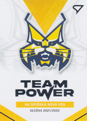 Spišská Nová Ves 21-22 Tipos Extraliga Team Power #TP-35