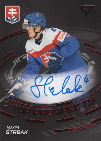 Štrbák Maxim 2024 Hokejové Slovensko Top Prospects Auto #TPS-ST