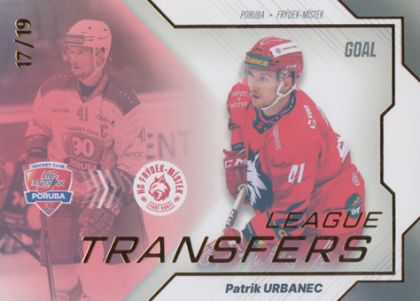 Urbanec Patrik 23-24 GOAL Cards Chance liga League Transfers Parallel #LT-15