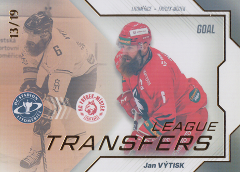 Výtisk Jan 23-24 GOAL Cards Chance liga League Transfers Parallel #LT-16