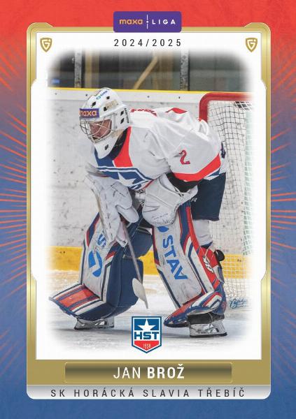 Brož Jan 24-25 GOAL Cards Maxa liga #TRE-01