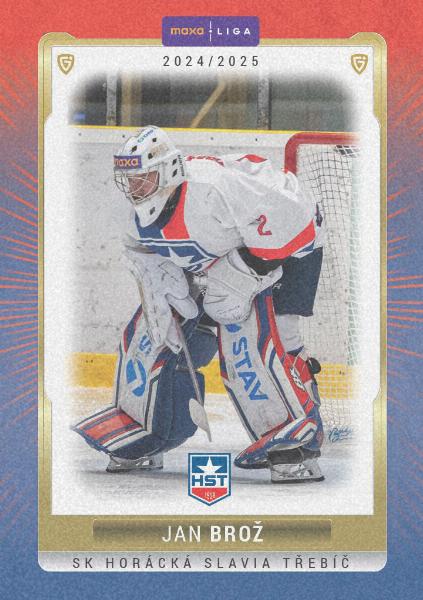 Brož Jan 24-25 GOAL Cards Maxa liga Sand #TRE-01