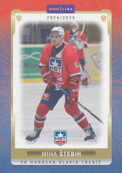 Štebih Miha 24-25 GOAL Cards Maxa liga Sand #TRE-09