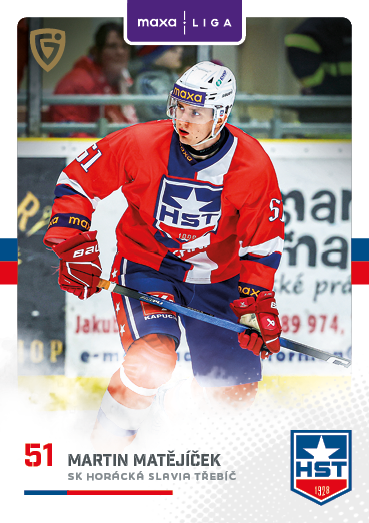 Matějíček Martin 25-26 GOAL Cards Maxa liga #TRE-04