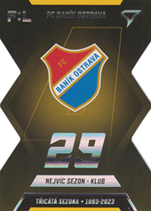 Baník Ostrava 22-23 Fortuna Liga Třicátá sezona F:L #TS-04