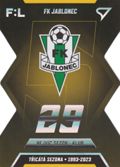 Jablonec 22-23 Fortuna Liga Třicátá sezona F:L #TS-05