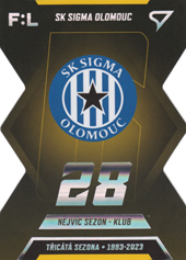 Olomouc 22-23 Fortuna Liga Třicátá sezona F:L #TS-06