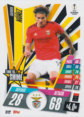 Núñez Darwin 20-21 Topps Match Attax Extra CL Time to Shine #TS22