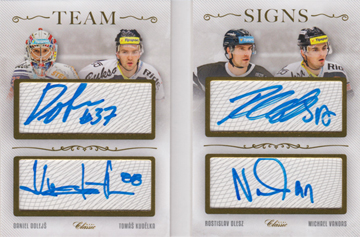 Dolejš Kudělka Olesz Vandas 19-20 OFS Classic Team Signs Booklet #TS-16
